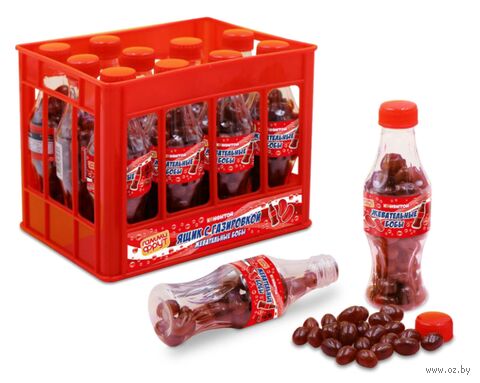 Драже "Гамми фрут. Ящик с газировкой со вкусом колы" (60 г) — фото, картинка