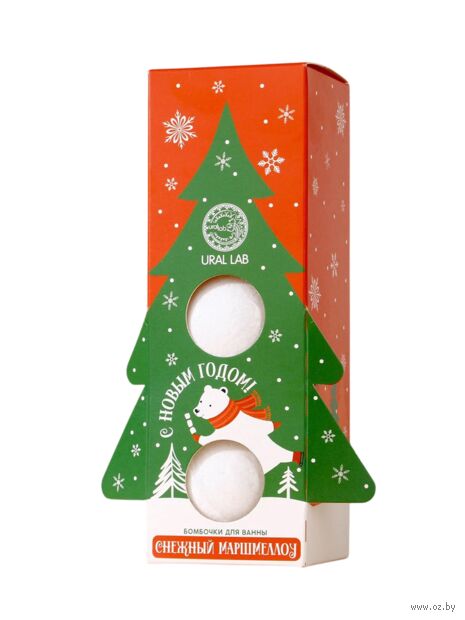 Набор бомбочек для ванн "С Новым годом" (3 шт. х 120 г) — фото, картинка
