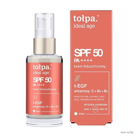 Крем солнцезащитный для лица "Tolpa Ideal Age" SPF 50+ (30 мл) — фото, картинка