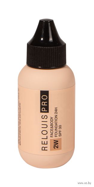 Тональный крем "PRO Face Body Foundation 24H" SPF 30 тон: 2W, средний оливковый — фото, картинка