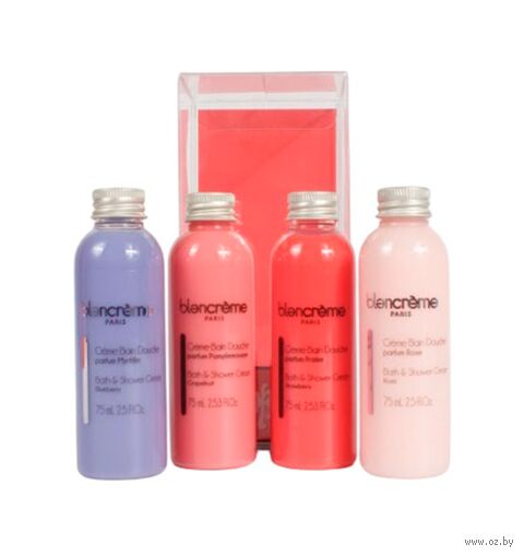 Подарочный набор "Red Bubble Party Bath Cream" (4 крема для ванной и душа) — фото, картинка