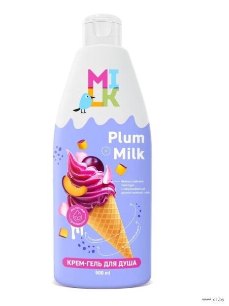 Гель для душа "Молоко и японская слива" (500 мл) — фото, картинка
