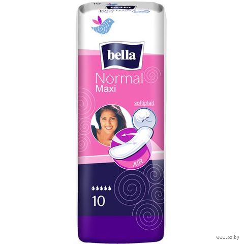 Гигиенические прокладки "Bella Normal Maxi" (10 шт.) — фото, картинка