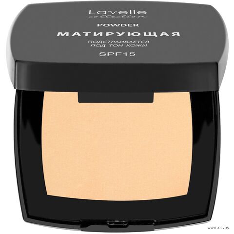 Компактная пудра для лица "Матирующая" SPF 15 тон: 03, бежевый — фото, картинка