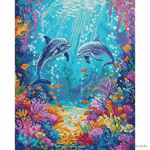 Набор для вышивания "Морская жизнь" (260х320 мм) — фото, картинка