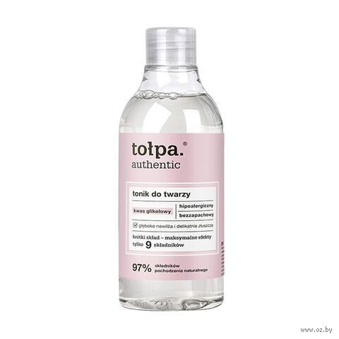 Тоник для лица с гликолевой кислотой "Authentic" (200 мл) — фото, картинка