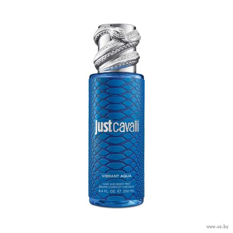 Мист для волос и тела "Just Cavalli Vibrant Aqua" (250 мл) — фото, картинка