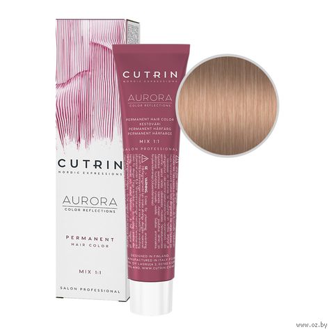 Крем-краска для волос "Aurora" тон: 10.71, песочный блондин — фото, картинка