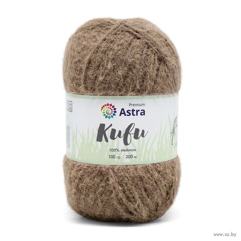 Пряжа "Киви №07" (100 г; 200 м; светло-коричневый) — фото, картинка