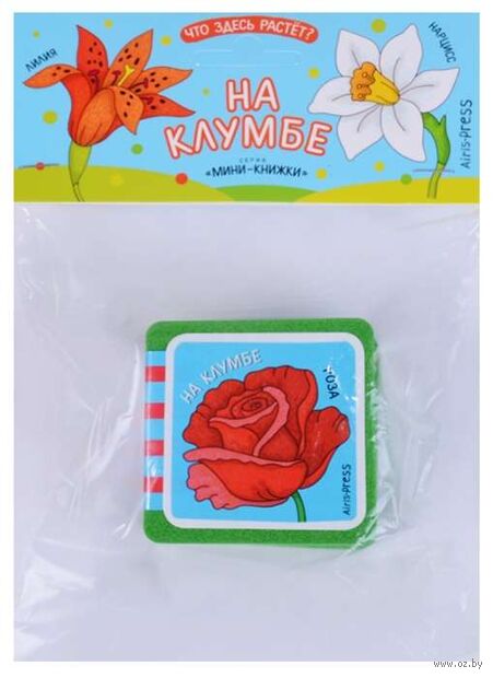 Мини-книжки Эва. Что здесь растёт? На клумбе — фото, картинка