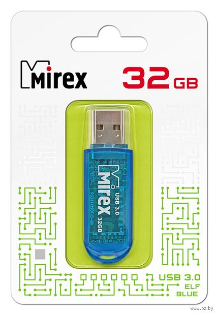 USB Flash Mirex Elf Blue 3.0 32GB — фото, картинка