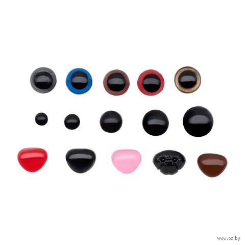 Набор глазок и носиков для игрушек (376 шт.) — фото, картинка