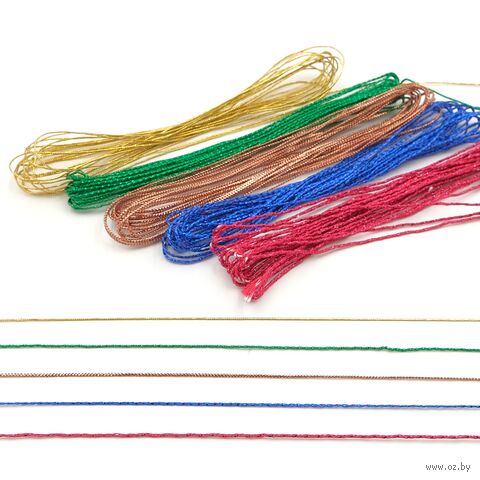 Набор декоративных шнуров "Ассорти" (5 м; 5 шт.) — фото, картинка