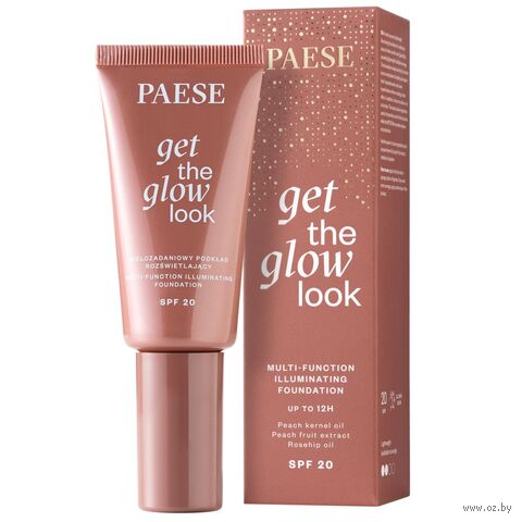 Крем тональный иллюминирующий "Get the glow look" SPF 20, тон: 4W, medium beige — фото, картинка