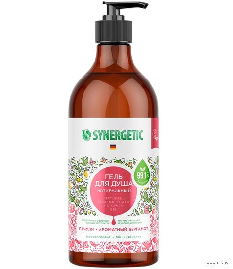 Гель для душа "Пачули и ароматный бергамот" (750 мл) — фото, картинка