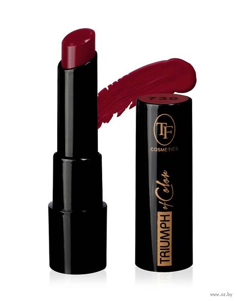 Помада для губ "Triumph Of Color" тон: 730, вишнево-красный — фото, картинка