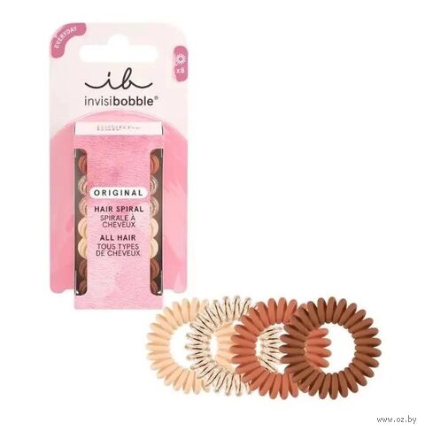 Набор резинок-браслетов для волос "Original Cafe Au Lait" (8 шт.) — фото, картинка