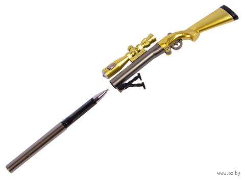 Ручка шариковая синяя "Снайперская винтовка" (0,7 мм) — фото, картинка