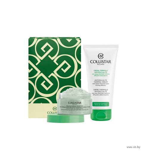Подарочный набор "Anti-Cellulite Thermal Set" (крем для тела, скраб для тела) — фото, картинка