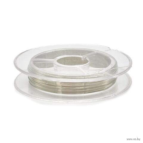 Проволока медная для рукоделия (0,3 мм х 10 м; серебро) — фото, картинка