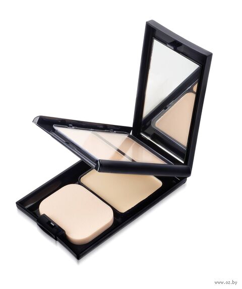 Компактная крем-пудра для лица "Ideal Balance" тон: 02, светло-опаловый — фото, картинка