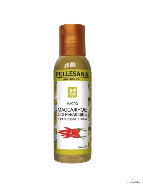 Массажное масло для тела "С кайенским перцем" (100 мл) — фото, картинка